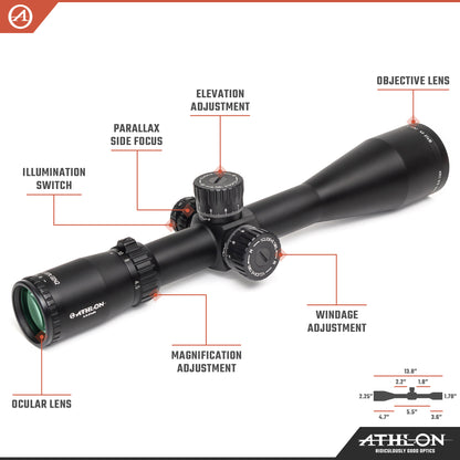 Ares BTR GEN2 HD 4.5-27x50 APRS5 FFP IR  MIL Reticle