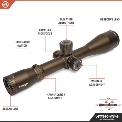 Ares ETR UHD 4.5-30x56 APRS1 FFP IR MIL Reticle