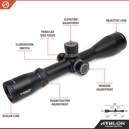 Ares ETR UHD 4.5-30x56 APLR2 FFP IR MOA Reticle
