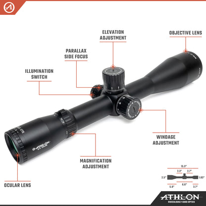 Ares ETR UHD 4.5-30x56 APRS6 FFP IR MIL Reticle