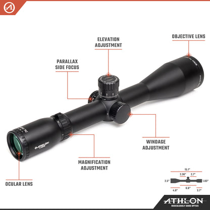Midas TAC HD 5-25x56 APRS3 FFP MIL Reticle