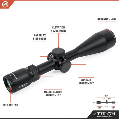 Argos HMR 4-20x50 MILDOT SFP MIL Reticle
