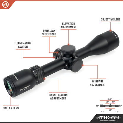 Argos HMR 2-12x42 AHMC SFP IR MOA Reticle