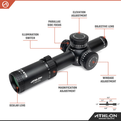 Helos BTR 1-4.5x24 ATSR3 SFP IR MOA Reticle