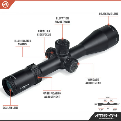 Helos BTR GEN2 6-24x56 APRS6 FFP IR MIL Reticle