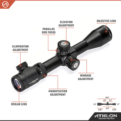 Talos BTR GEN2 4-14x44 APLR10 FFP IR MOA Reticle
