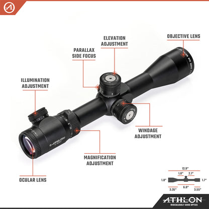 Talos BTR GEN2 4-14x44 APRS10 FFP IR MIL Reticle