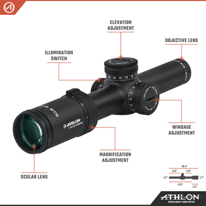Cronus BTR GEN2 HD 1-6X24 ATSR2 SFP IR MOA Reticle