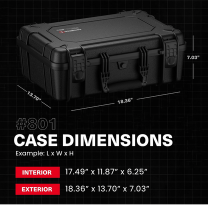 18" Medium Case with Padded Insert