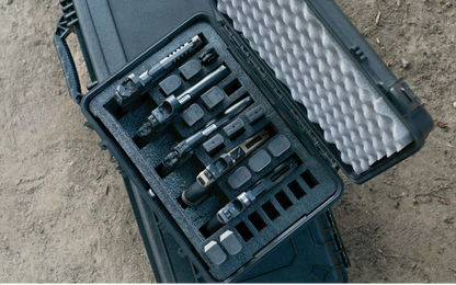 18" 5-Pistol Large Waterproof Hard Gun Case - TSA Approved